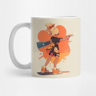 Cute Paddler Girl - Canoeing Mug